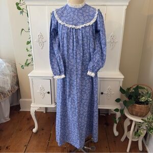 Vintage LLBean by Lanz Flannel Nightgown